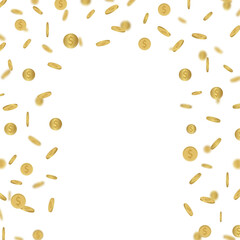 Dallas coins.  Coin rain.  PNG	