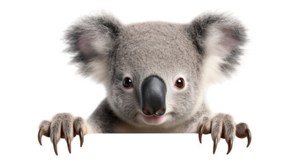 Playful Koala Paws - Transparent Background