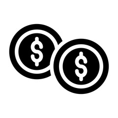 coins dollar icon
