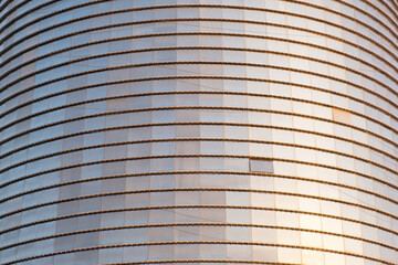 Windows Glass facades of modern Office buildings in Israel. Abstract architecture background