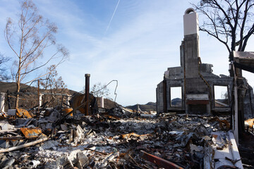 Los Angeles Wildfire Remains 2019