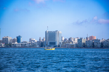 Panorama view of Alexandria, Egypt 2-Jul-2023