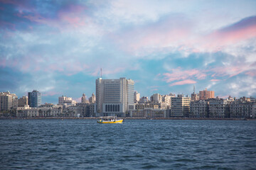Panorama view of Alexandria, Egypt 2-Jul-2023