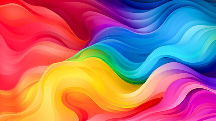Gay pride abstract wave patern background celebrating gay pride and LGBTQ diversity community concept