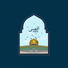 Al-Aqsa Mosque illustration 