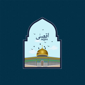 Al-Aqsa Mosque illustration 