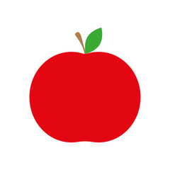 red apple icon. Vector illustration. EPS 10.