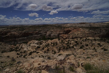 view on landscape of Grand Staircase-Escalante National Monument, Utah USA