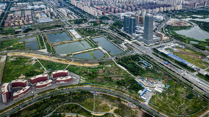 Cityscape of Changchun New District, China