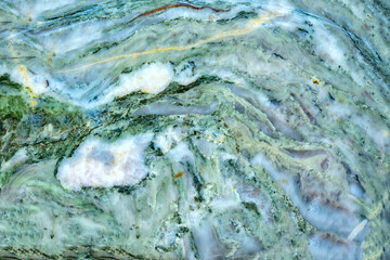 Mineral stone with various stone artifacts from the crystallization of volcanic rock create unique...