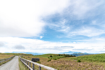 path to the sky (Walking in the Utsukushigahara Plateau)