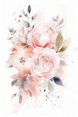 floral watercolor background
