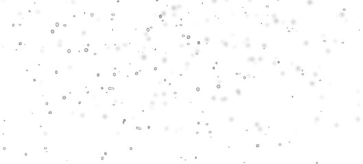Seamless realistic falling snowflakes element