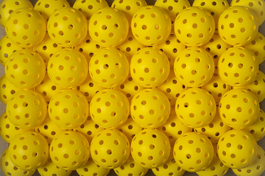Yellow Pickleball Background