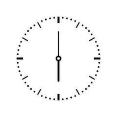 Time and Clock icon vector illustration design template.