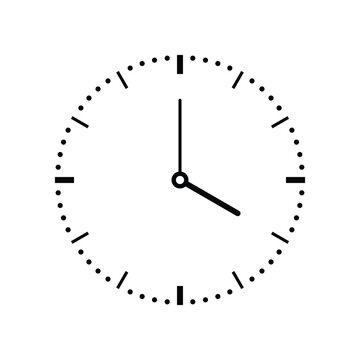 Time and Clock icon vector illustration design template.