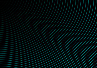 abstract line green in black background