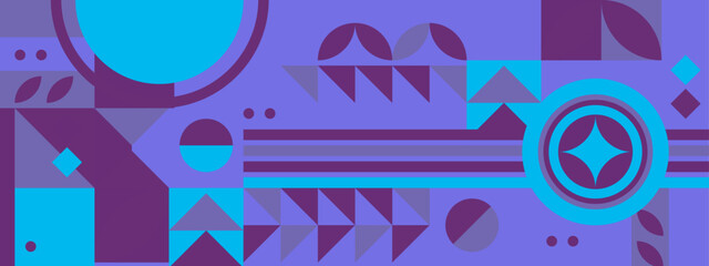 Seamless Pattern of Pop and Colorful Abstract Geometric Shape. Tile Decor Wallpaper