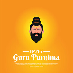 guru purnima post design vector file