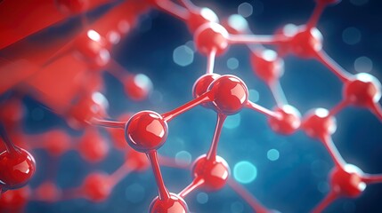 Medical studies of molecular structures. Science in the service of human. Technologies of the future in our life. molecule of medicine model, Generative AI illustration