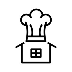 Black line icon for Homemade