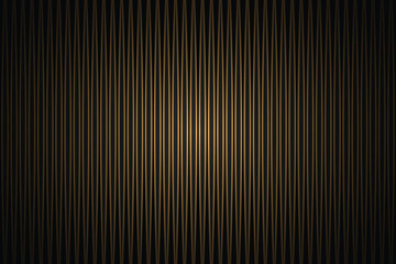 Obraz premium gilden gradient lines dark background vector file