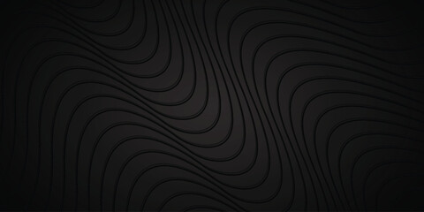 black gradient wave  background vector file