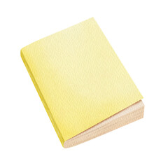 Yellow Watercolor books.