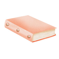 Orange Watercolor books.