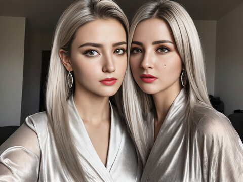 two female models