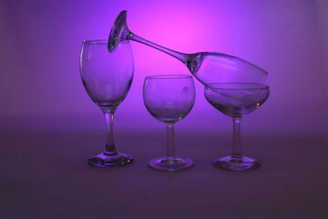 Copas de cristal