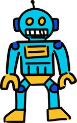 Obraz na płótnie Canvas Robot Toy