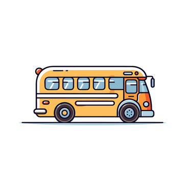 school bus, TShirt Design , graphic design, Generative Ai