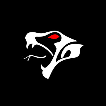 snake logo apparel. tribal snake. snake head logo template. snake eyes red color logo. viper head.