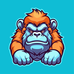 Powerful and Majestic Gorilla: An Impressive Portrait of the King of the Jungle