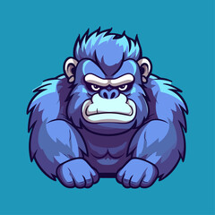 Powerful and Majestic Gorilla: An Impressive Portrait of the King of the Jungle