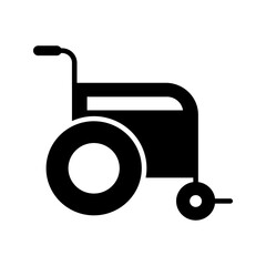 wheelchair icon flat vecktor trendy popular simple