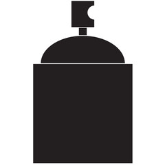 Digital png illustration of spray paint on transparent background