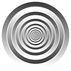 black and white spiral