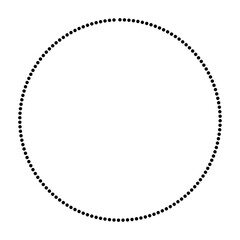 Doted circle