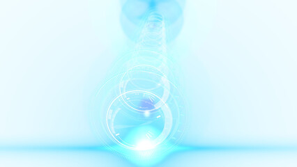 Digital png illustration of multiple scopes scanning on transparent background