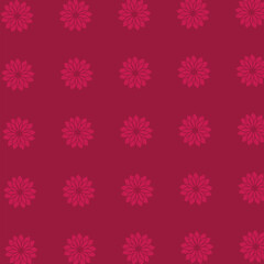 Obraz na płótnie Canvas Digital png illustration of flowers on red and transparent background