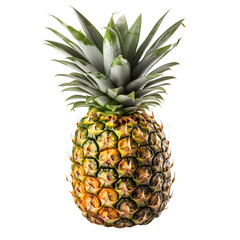 Fototapeta premium Pineapple, isolated on transparent background.