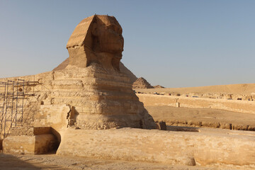 Sphinx, the great pyramids of Giza