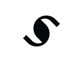 modern and stylish letter S logo design