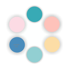 infographic chart with circle