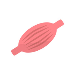 Muscle anatomy icon. Muscle fiber. Vector.