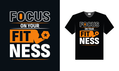 best typography t shirt design for gym and fitness inspiration and motivation