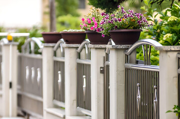 chrome fence. stainless steel fence 