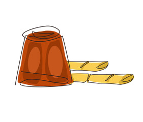 one continuous line of Jaggery